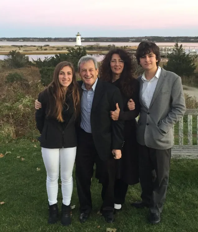 Dr. Robert W. Herman with his family on Martha's Vineyard